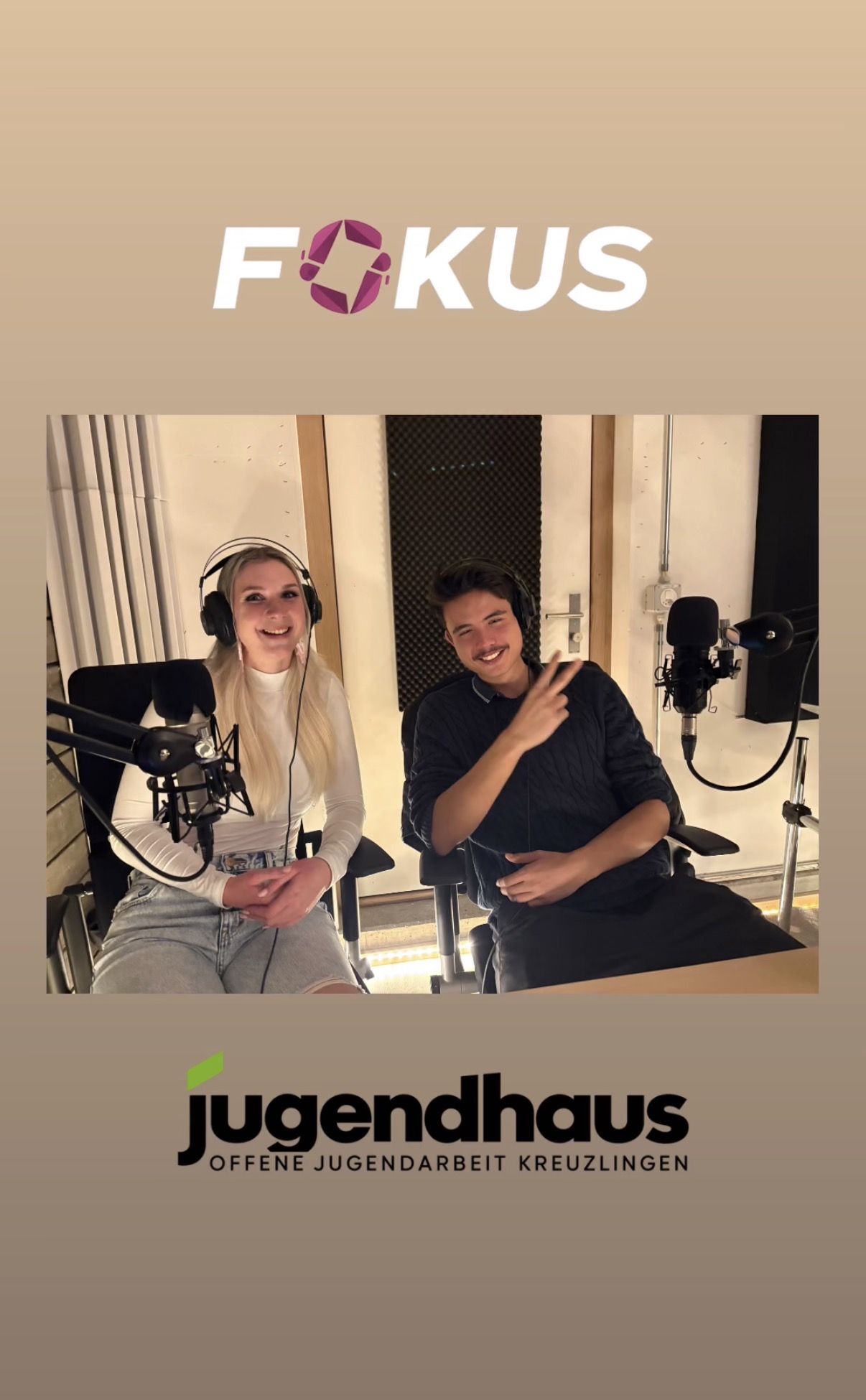FOKUS im Studio des Jugendhauses Kreuzlingen